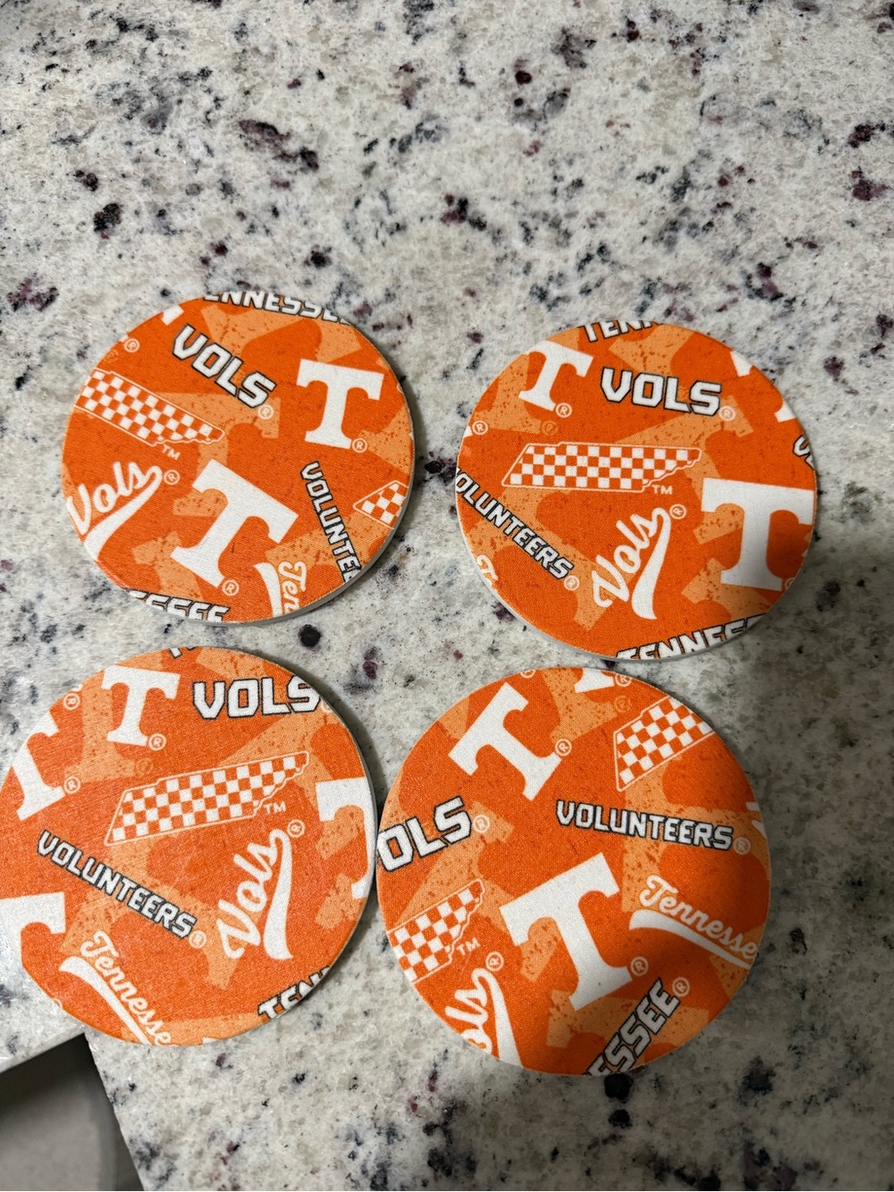 Orange Drink Coasters - Set of 4